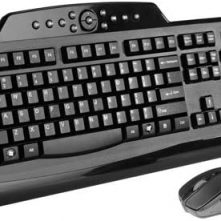 Kensington Pro Fit Wireless Keyboard and Mouse Desk Set (K72408US), Black