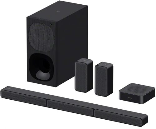 Sony HT-S40R 5.1ch Home Theater Soundbar System, 600W, Wireless Connection To Rear Speakers, HDMI, USB, Bluetooth, Optical, TV Wireless Connection, Dolby Digital Sound - Black