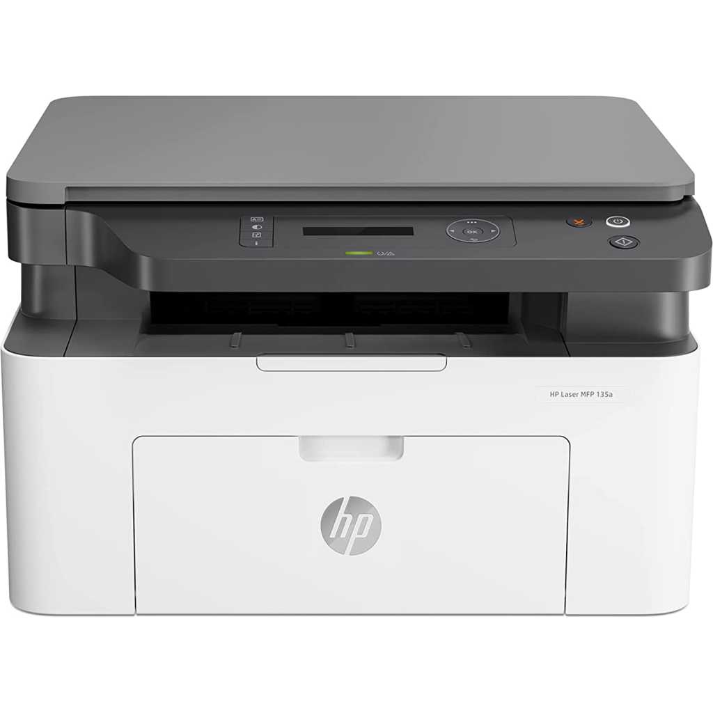 HP Laser 135a (A4) Mono Laser Multifunction Printer (Print/Copy/Scan) 128MB 2-Line LCD 20ppm 10,000 (MDC)