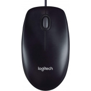 Logitech Wired Mouse M90 Black USB