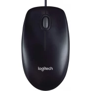 Logitech Wired Mouse M90 Black USB