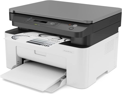 HP Laser 135a Printer, Mono Laser Multifunction Printer (Print/Copy/Scan) 128MB 2-Line LCD 20ppm 10,000 (MDC) – White Black & White Printers TilyExpress 22