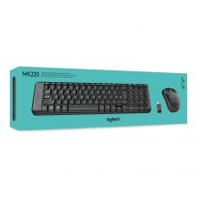 Logitech MK220 Wireless Keyboard and Mouse Combo (Black) Keyboard & Mouse Combos TilyExpress