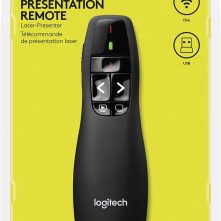 Logitech Wireless Presenter R400, Wireless Presentation Remote Clicker with Laser Pointer