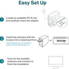 TP-Link N150 Wireless PCI-Express Adapter (TL-WN781ND)