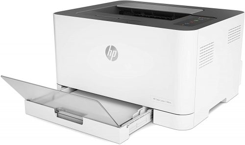 HP 150nw Colour Printer, Monochrome Wireless Printer - White