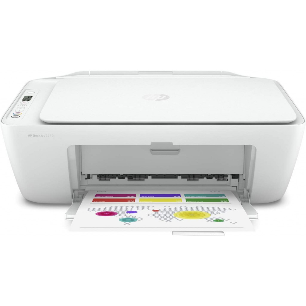 HP 5AR83B DeskJet 2710 All-in-One Printer with Wireless Printing