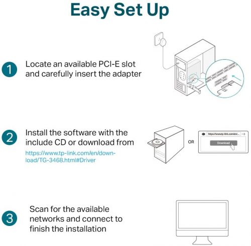 TP-LINK Gigabit Network Adapter., Green