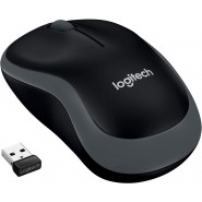 Logitech M185 2.4GHz Wireless Mouse with Mini USB Receiver, 12 Month Battery Life, 1000 DPI Optical Tracking, Ambidextrous Laptop, Swift Gray Mouse