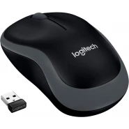 Logitech M185 2.4GHz Wireless Mouse with Mini USB Receiver, 12 Month Battery Life, 1000 DPI Optical Tracking, Ambidextrous Laptop, Swift Gray Mouse TilyExpress 2