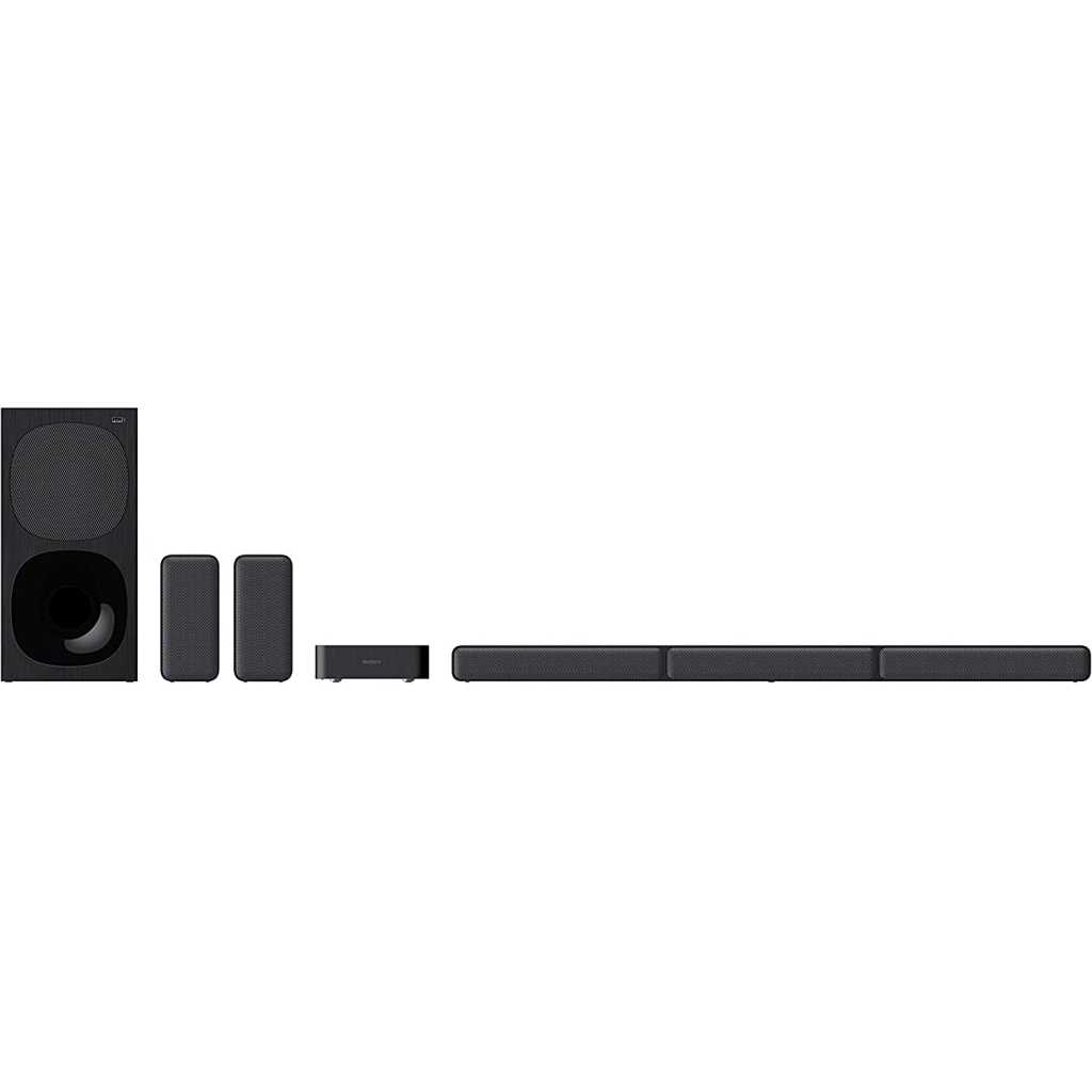 Sony HT-S40R 5.1ch Home Theater Soundbar System, 600W, Wireless Connection To Rear Speakers.