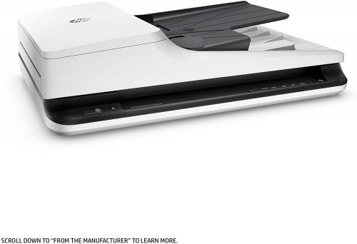 HP ScanJet Pro 2500 f1 Flatbed Scanner (L2747A) - White