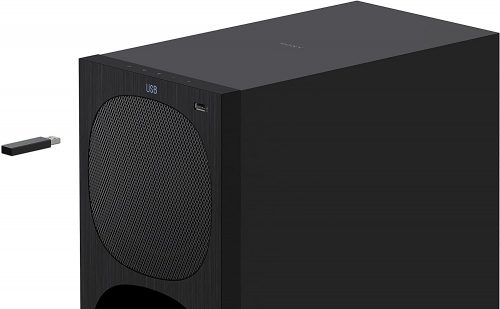 Sony HT-S40R 5.1ch Home Theater Soundbar System, 600W, Wireless Connection To Rear Speakers.