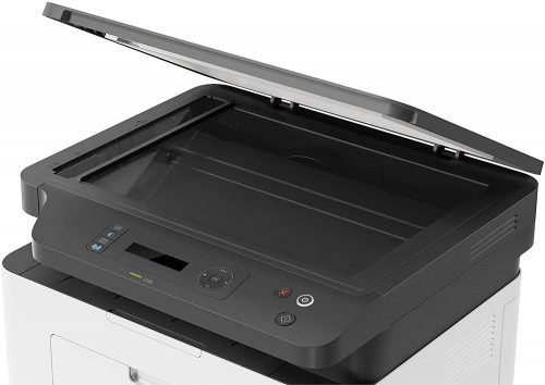 HP Laser 135a Printer, Mono Laser Multifunction Printer (Print/Copy/Scan) 128MB 2-Line LCD 20ppm 10,000 (MDC) – White Black & White Printers TilyExpress 15