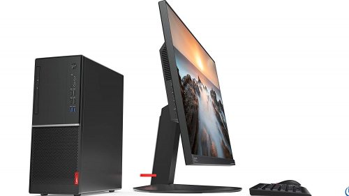 Lenovo V530 Intel 9th Gen Core i3 Tower Desktop (4GB RAM/ 1TB HDD/DOS/Black)