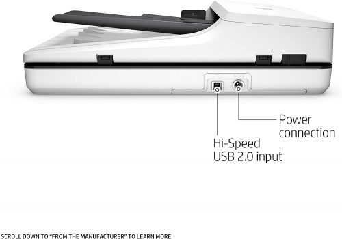 HP ScanJet Pro 2500 f1 Flatbed Scanner (L2747A) - White