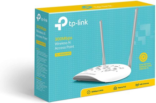 TP-Link Wireless N300 2T2R Access Point, 2.4Ghz 300Mbps - White