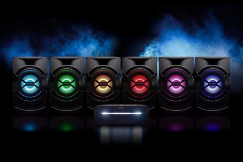 Sony SHAKE-X30D Three Box High Power Audio System, Party Speaker with Lighting