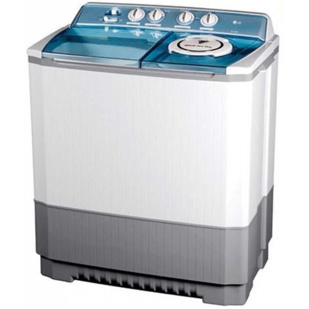 LG P1401RONL - 11Kg, Twin Tub Washing Machine - White, Grey