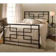 Metallic Elegant Bed, Black Beds TilyExpress