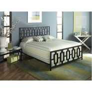 Metallic Double Bed - Black