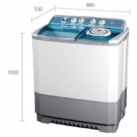 LG 11kg Twin Tub Washing Machine P1401RONL - 11Kg, Twin Tub Washing Machine - White, Grey