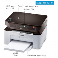 Samsung M2070 Laser Printer Xpress (Print, Scan, Photocopy) - White/Black