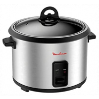 Moulinex Easycook 10 Cups 1.8 Litre Rice Cooker, 700 Wattss, MK123D27 With Keep Warm Silver / Black