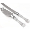 Cake Knife Server Slicer Cutter Pizza Shovel Decorating Tool Set, Silver Pasta & Pizza Tools TilyExpress