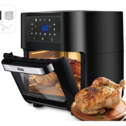 12L Digital Air Fryer Oven Toaster Rotisserie Dehydrator Grill, Black Air Fryers TilyExpress 2