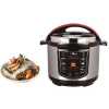 Electro Master -MPC-1047 Multi- Function Electric Pressure Cooker/Rice Cooker 6.0L 1400watts - Grey, Black