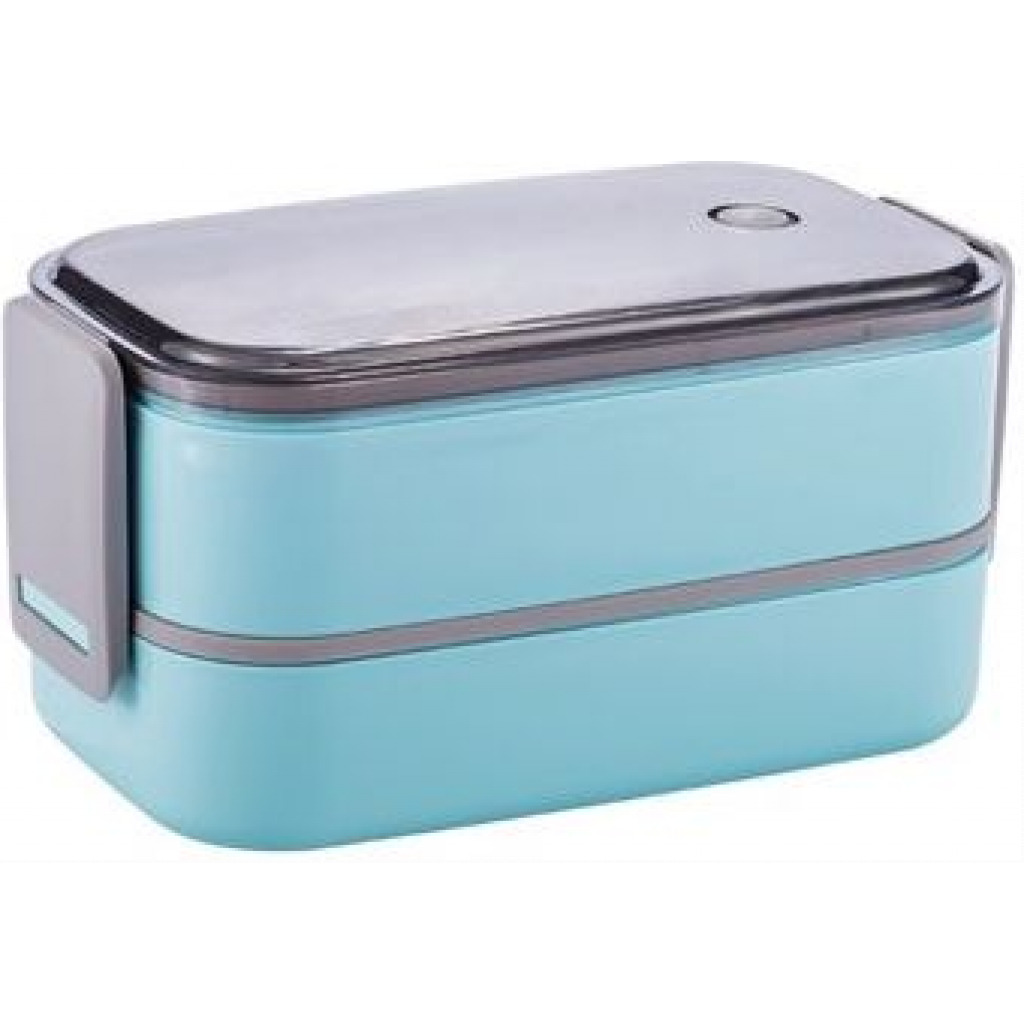 Double-Layer Food Lunch Box, Leakproof Container,Microwave Safe, Color May Vary Lunch Boxes TilyExpress 7