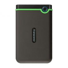 Transcend 1TB USB 3.1 Military Drop Tested External Hard Drive With 3 Layer Protection- Black,Green