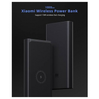 Mi Xiaomi Redmi Wireless Power Bank 10000mAh (Black, with Type-C Support, 18W Fast Charging)