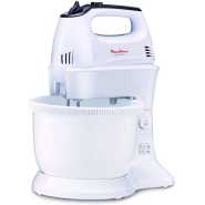 Moulinex Quickmix Hand Mixer, 300 Watts , 3.5L, HM311127 - White