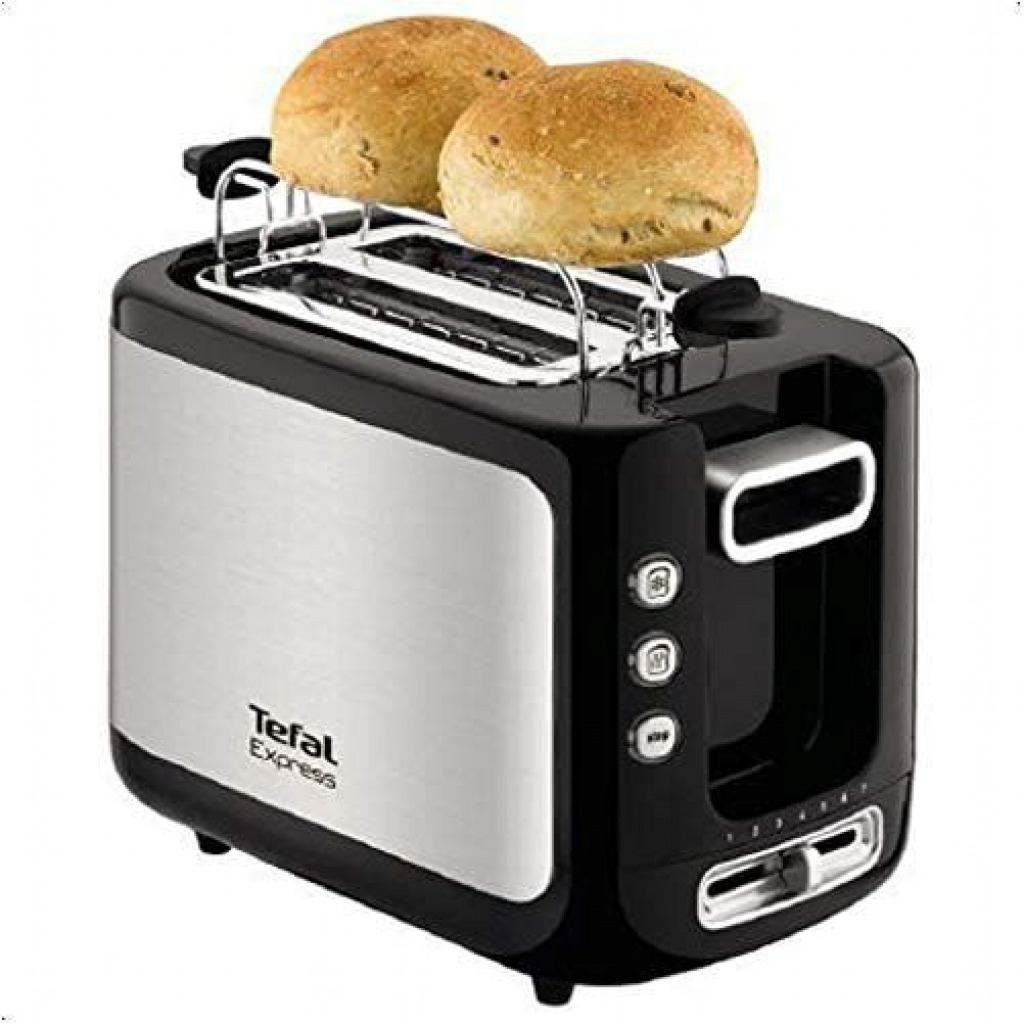 Tefal Express 2 Slot Bread Toaster With Ban Warmer - Black