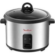 Moulinex Easycook 10 Cups 1.8 Litre Rice Cooker, 700 Wattss, MK123D27 With Keep Warm Silver / Black