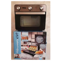 DSP 2-in-1 Toaster & Air Fryer Oven 23L, Black