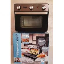 DSP 2-in-1 Toaster & Air Fryer Oven 23L, Black