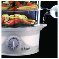 Russell Hobbs Satin Quartz Food Steamer 9litre-White