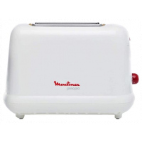 Moulinex 2 Slice Bread Toaster, White – LT160127, 850 Watts - White