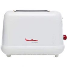 Moulinex 2 Slice Bread Toaster, White – LT160127, 850 Watts - White