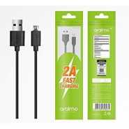 Oraimo CD-52BR Tecno , Infinix , Redmi & Itel Fast Charging Data Sync Cable -& Charger - Black