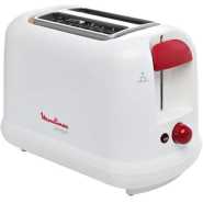 Moulinex 2 Slice Bread Toaster, White – LT160127, 850 Watts - White