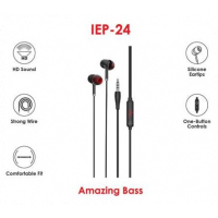 Itel IEP-24 Deepest Bass Earphones - Black