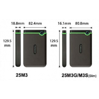 Transcend 1TB USB 3.1 Military Drop Tested External Hard Drive With 3 Layer Protection- Black,Green