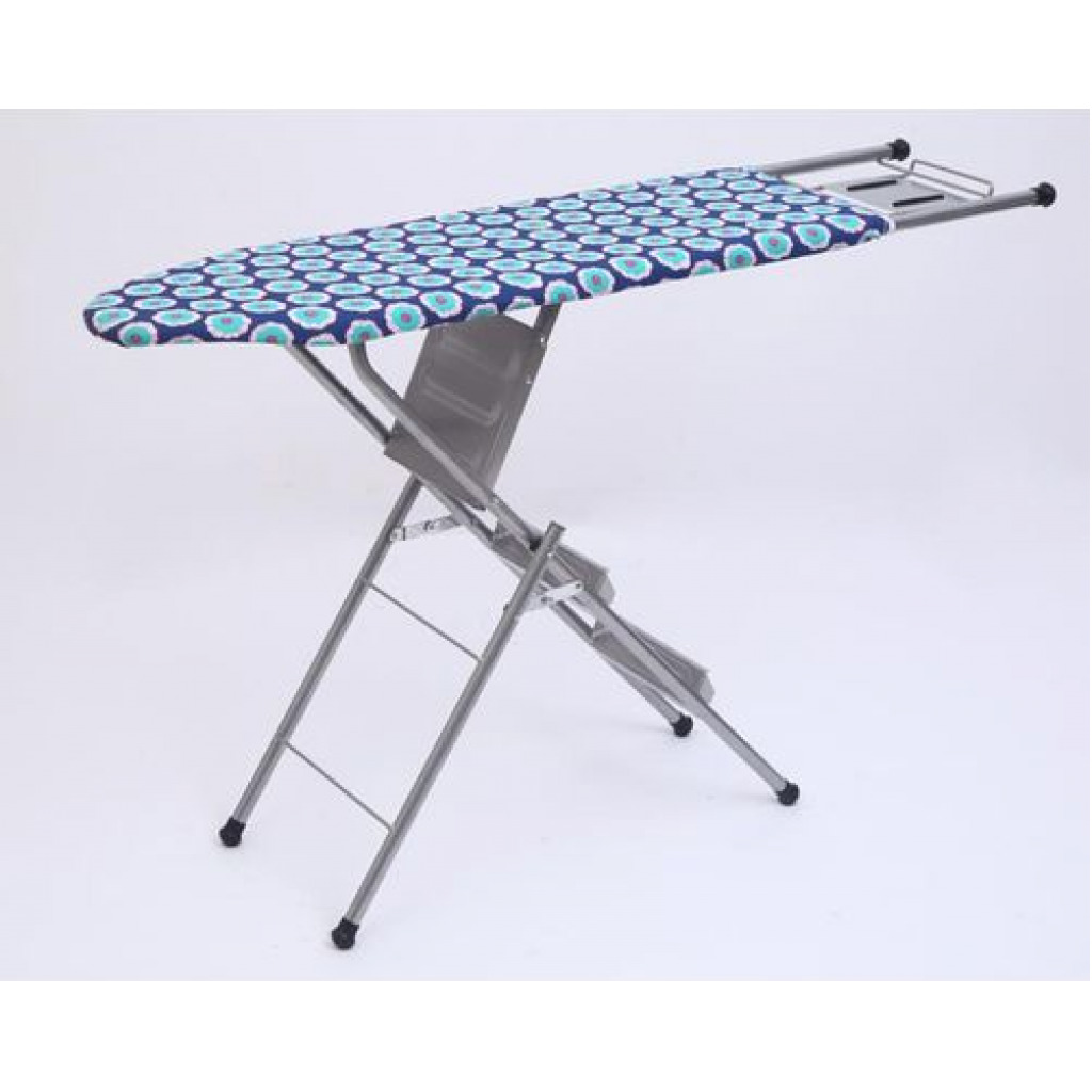 Foldable Ironing Board With Aluminum Stands, Prints & Color May Vary Ironing Boards TilyExpress