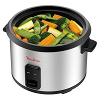 Moulinex Easycook 10 Cups 1.8 Litre Rice Cooker, 700 Wattss, MK123D27 With Keep Warm Silver / Black