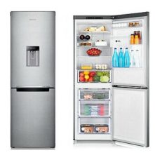 Hisense 341 – Litres Fridge RB341D4WGU; Double Door Refrigerator Mount Freezer & Water Dispenser – Silver Black Friday TilyExpress