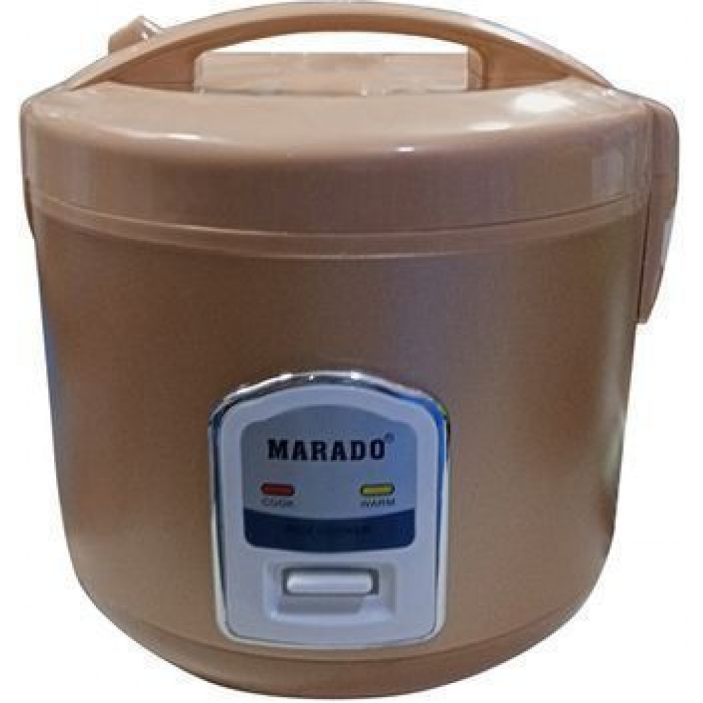 Marado Rice Cooker-2 litres-400W – Brown,Color May Vary Rice Cookers TilyExpress